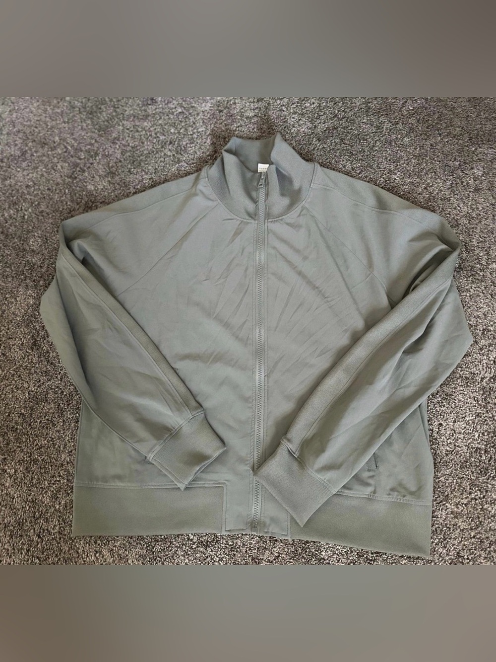 90 Degree Green Full-Zip Jacket Size Large 0314